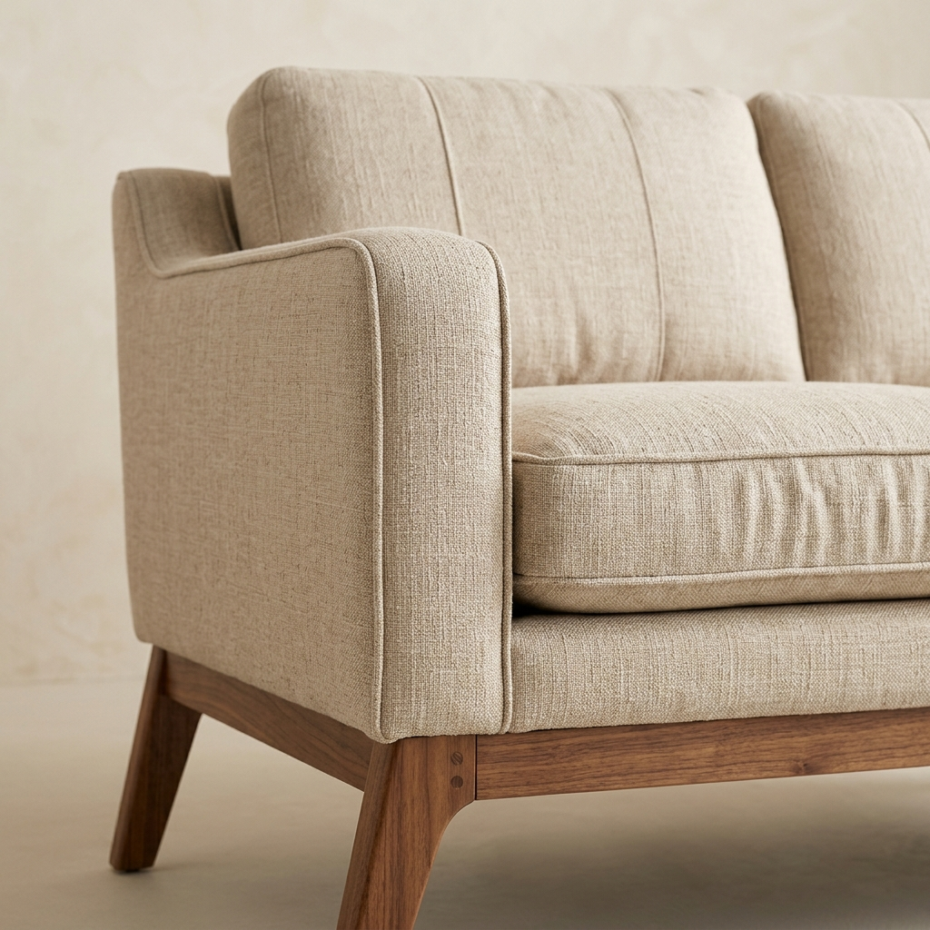 Arcadia Linen Loveseat image 3 Arcadia Linen Loveseat - zrayin furniture image
