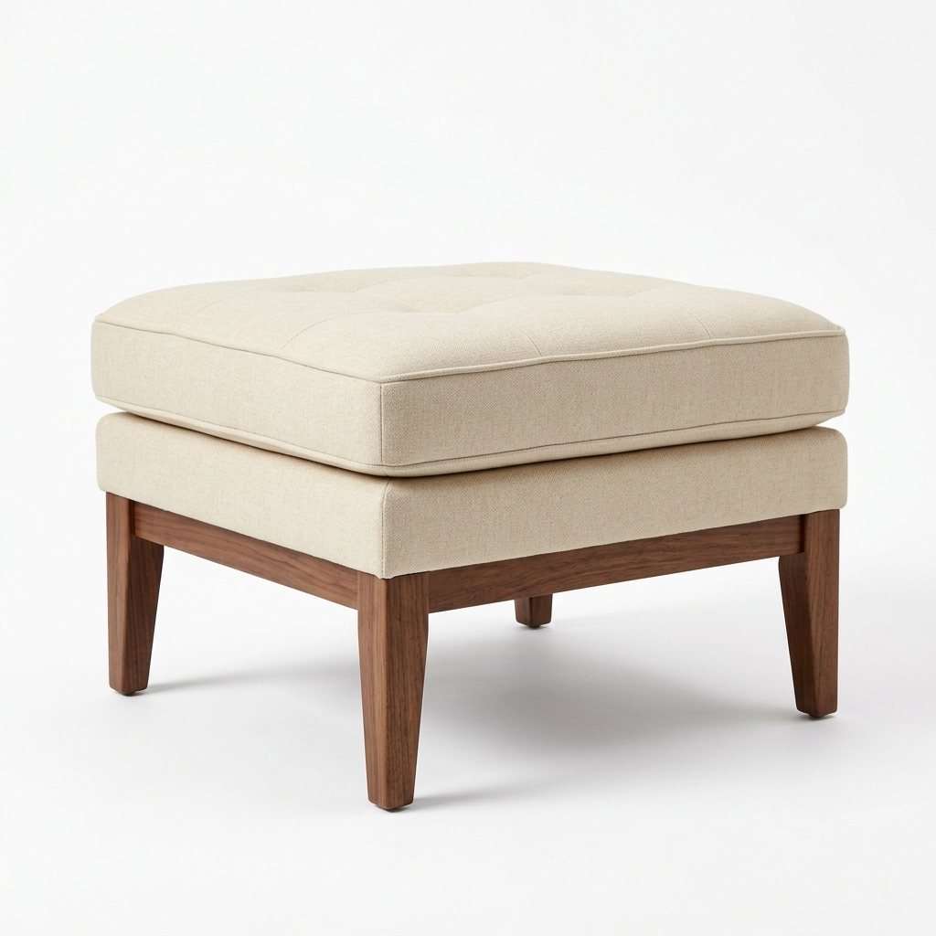 Haven Upholstered Ottoman image 1 Haven Upholstered Ottoman - zrayin furniture image