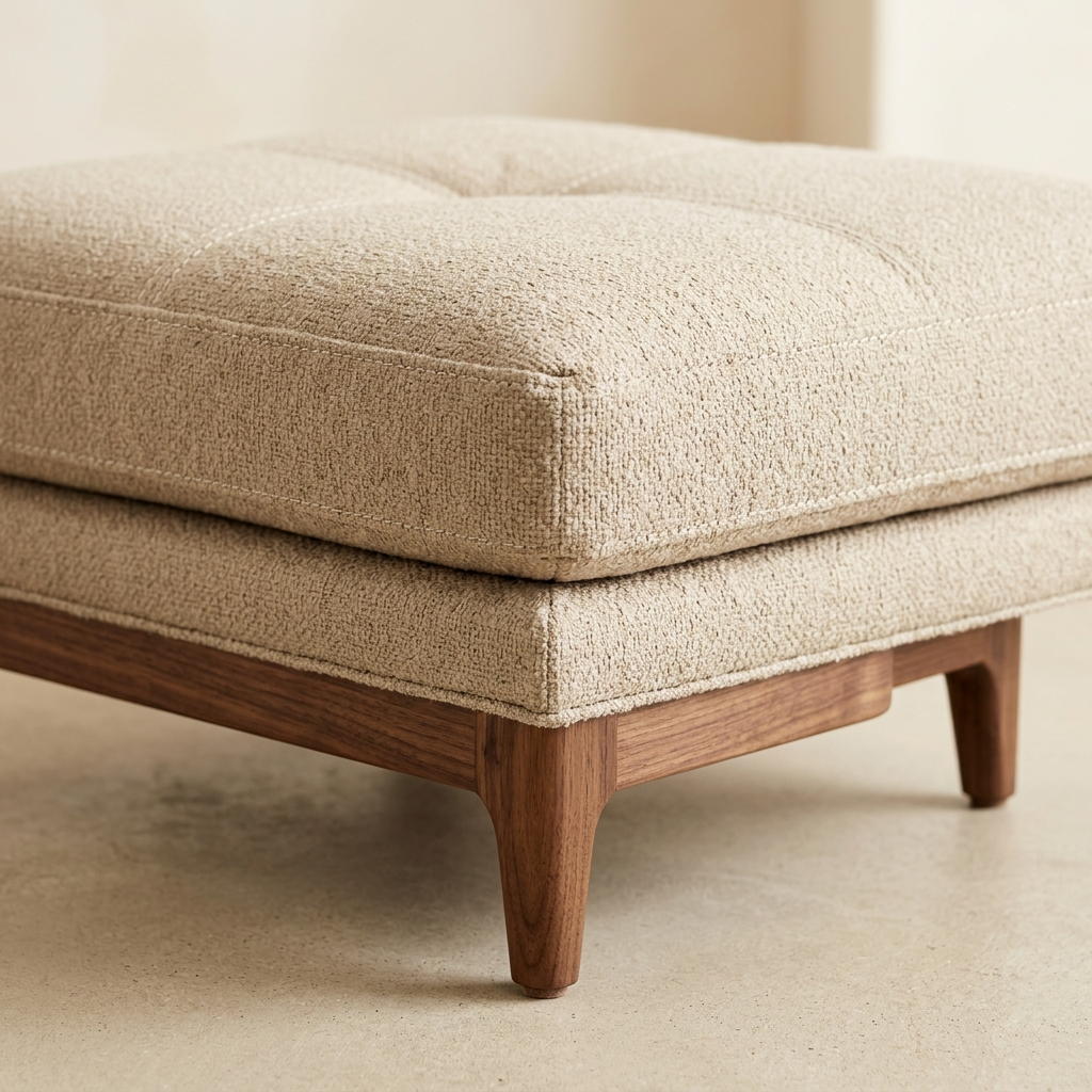 Haven Upholstered Ottoman image 3 Haven Upholstered Ottoman - zrayin furniture image