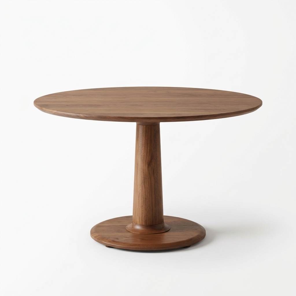Alder Round Dining Table image 1 Alder Round Dining Table - zrayin furniture image