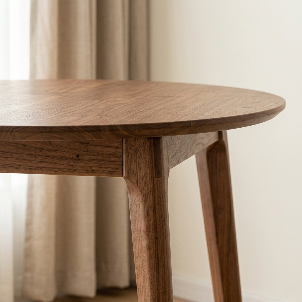 Alder Round Dining Table image 3 Alder Round Dining Table - zrayin furniture image