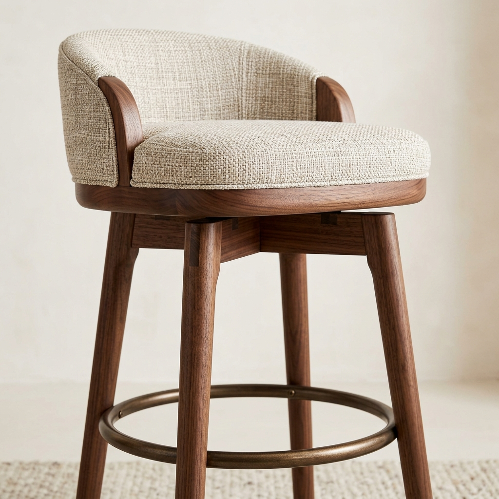 Merit Bar Stool Pair image 3 Merit Bar Stool Pair - zrayin furniture image