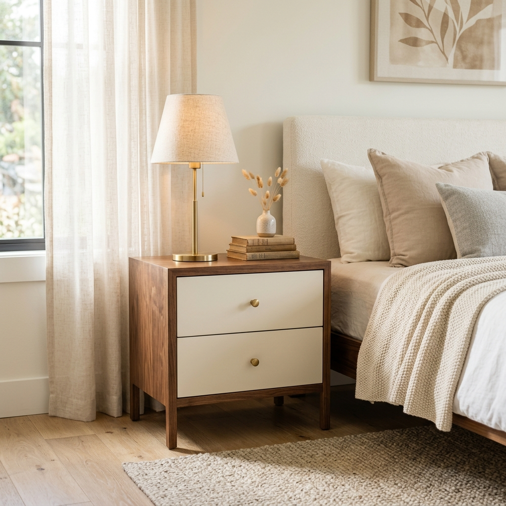 Elowen Two-Drawer Nightstand image 2 Elowen Two-Drawer Nightstand - zrayin furniture image