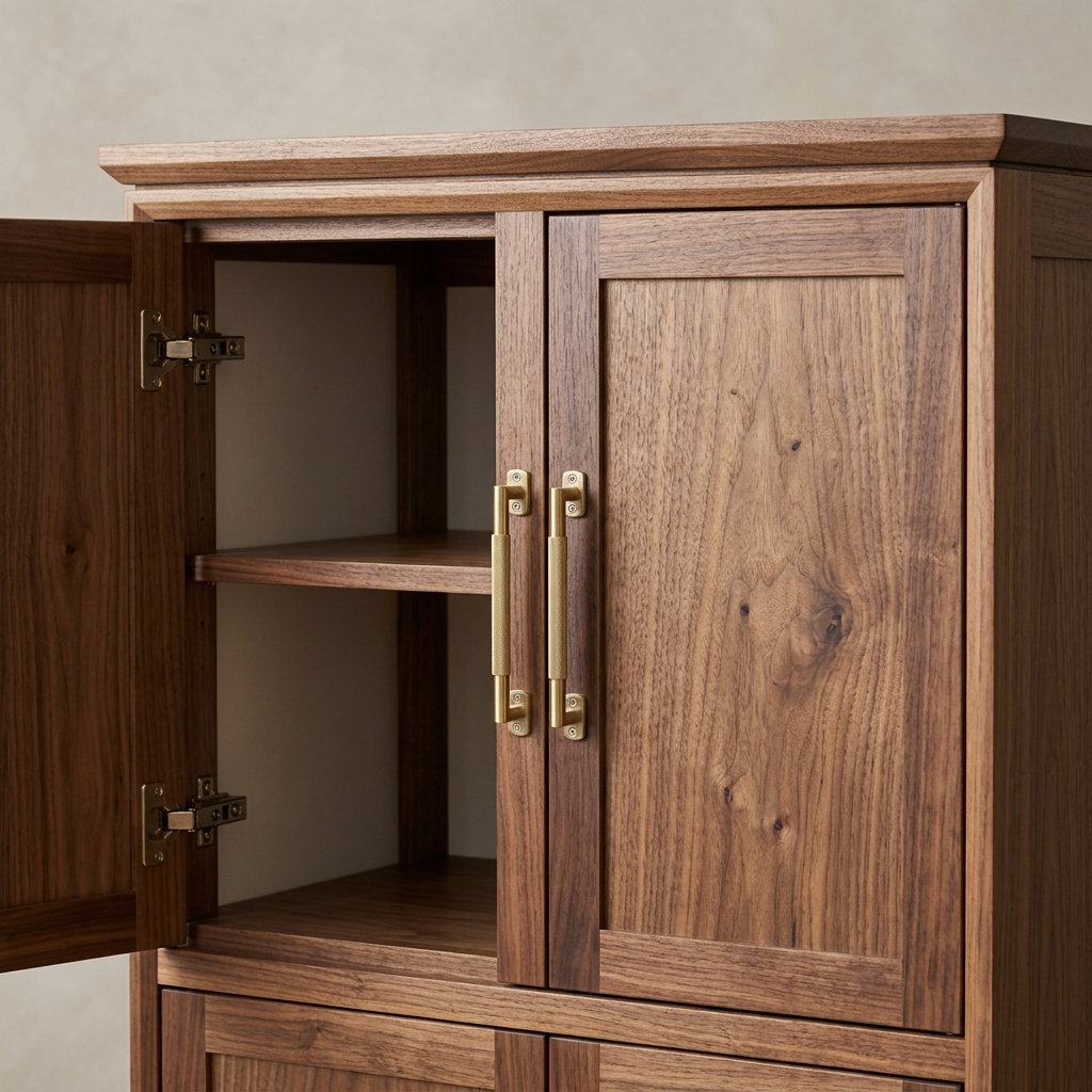 Parker Tall Storage Cabinet image 3 Parker Tall Storage Cabinet - zrayin furniture image