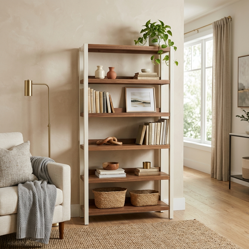 Rowan Bookcase Display Shelf image 2 Rowan Bookcase Display Shelf - zrayin furniture image